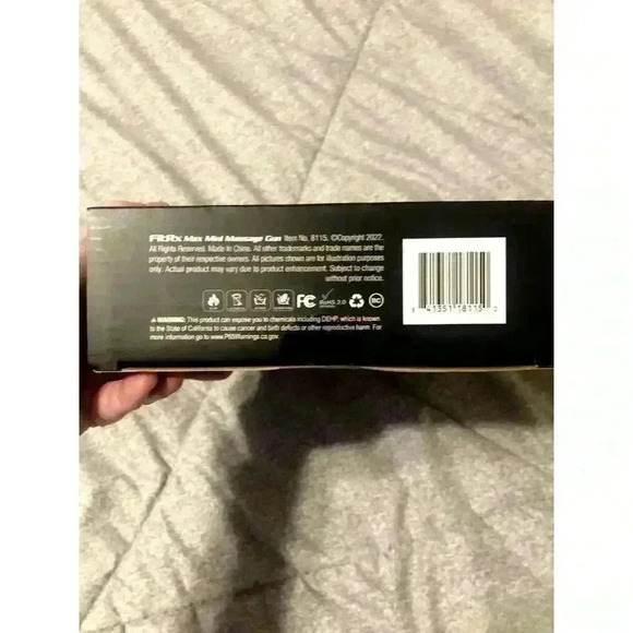 FITRX MAX-MINI MASSAGER PORTABLE PRECISION THERAPY‎ WITH 4 CHANGEABLE HEADS NEW - Picture 3 of 3